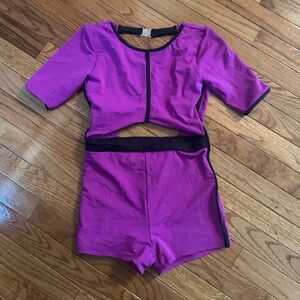 SOLD Tiger Friday Purple Women’s Broadway Jumpsuit Adult Small One Piece